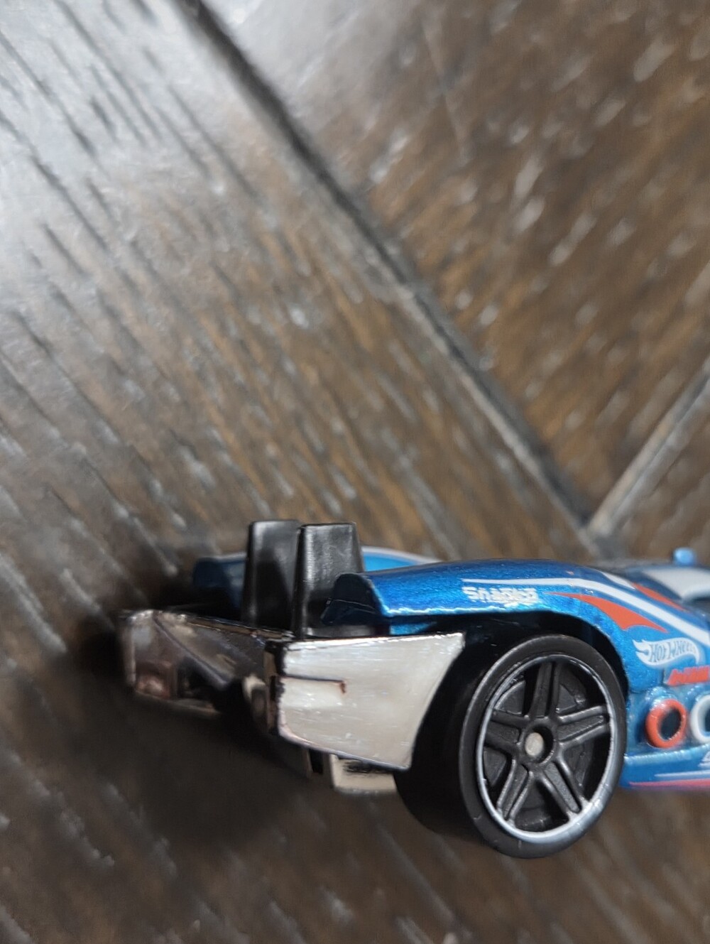 2007 Mattel Hotwheels 1186 Prototype H 24 1/64 Diecast Car Toy metallic blue - Picture 9 of 16